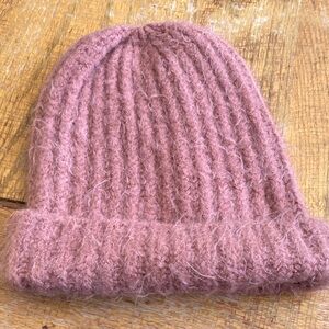 Cozy Pink Knit Beanie